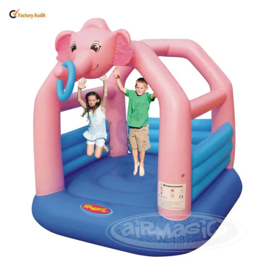 PVC Inflatable Elephant Jumping Castle Bouncer -8302 PVC Bounce House