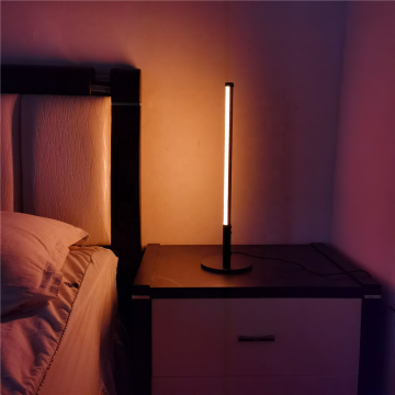 Modern Nordic Aluminum RGB LED Table Lamp for Gaming and Living Spaces