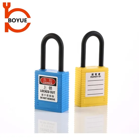 Boyue Factory's Industrial Security Red Plastic Padlocks: Enhancing Workplace Safety in China