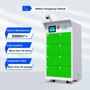 Outdoor 8 Slots Battery Swapping Station Front-Maintainable