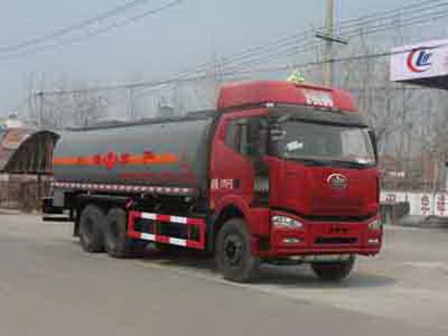 FAW 6X4 25000Litres tanque de transporte de líquidos inflamables