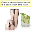 French-Style Copper Cocktail Shaker 25OZ