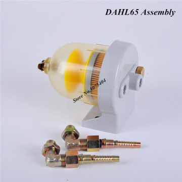 2Pcs Fuel Filter DAHL65 Assembly Universal for Boats and Ships Set of DAHL65-w30 Fuel Water Separator Replacement Diesel Engine