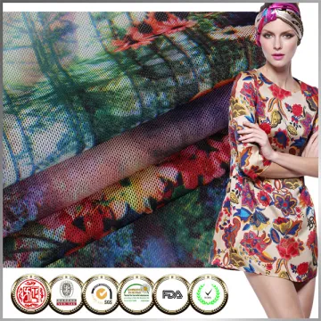 Professional manufacturer SGS Korean Custom floral knit print fabrics