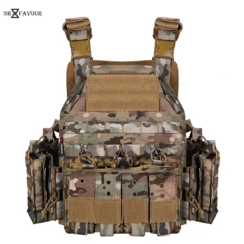 High Quality Nylon Laser Cutting Quick-Release Tactical Vest Camouflage Vest