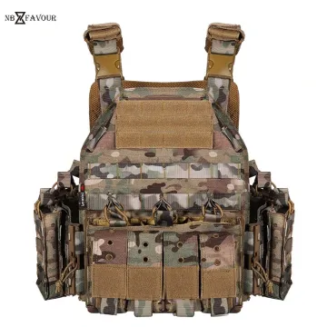 High Quality Nylon Laser Cutting Quick-Release Tactical Vest Camouflage Vest