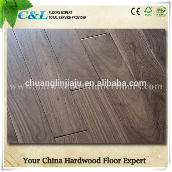 Top quality Black American walnut wood parquet flooring