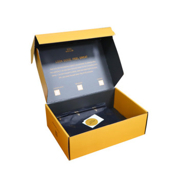 Wholesale Custom Printed Corrugated Shipping Boxes with Zipper Lock for Clothing and Shoes Packaging