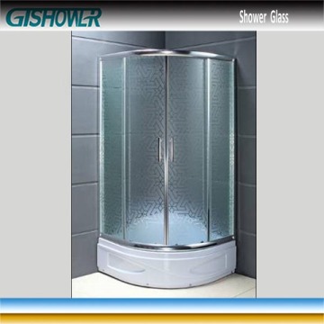 Tempered Shower Glass (Acid No 10)