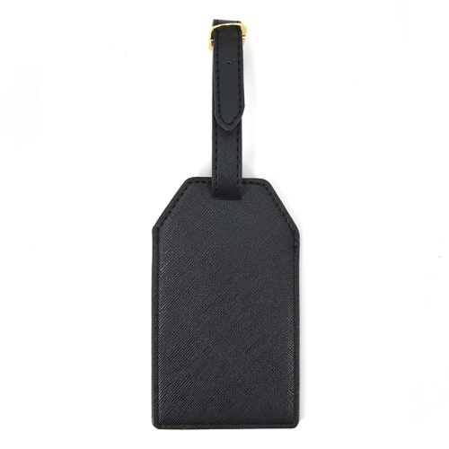 Custom Luggage Tag Promotion Gifts Saffiano Leather Travel Luggage Tag Factory