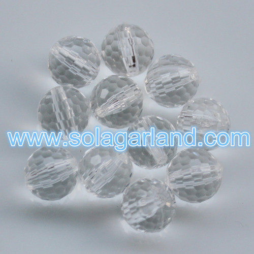 6-20 MM Cristallo Acrilico Sfaccettato Sfera Da Discoteca Perline Grosse Perline Allentate Charms