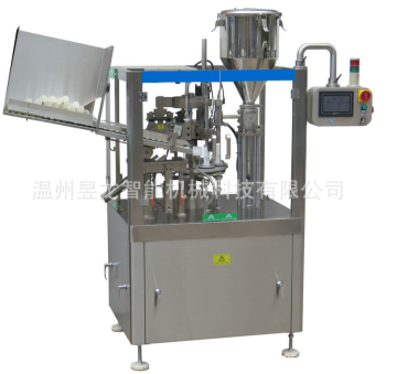 Automatic tube filling and sealing machine