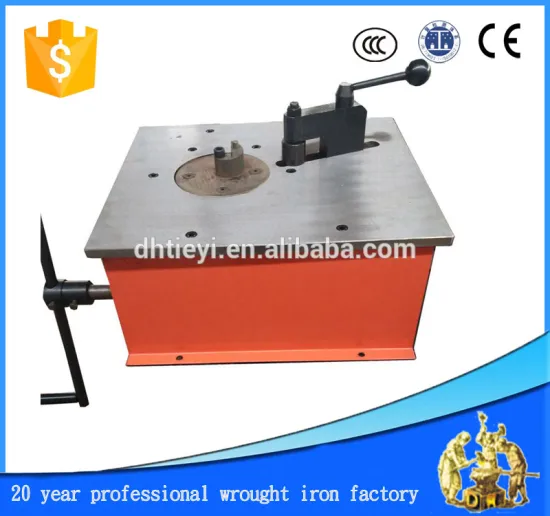 wrought iron machine manual scroll bending machine blacksmith machine