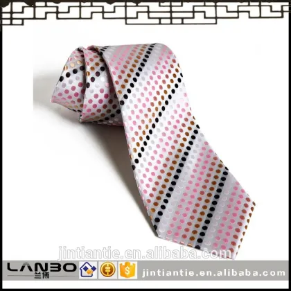 Custom children dot cotton necktie
