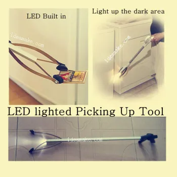 Picking Up Tool with LED Light,garbage Grabber,great for indoor or out