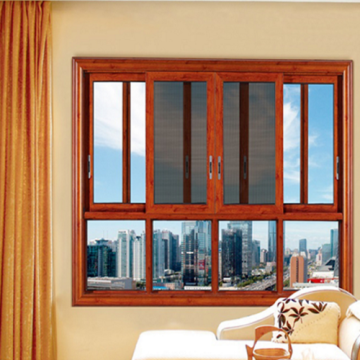 Aluminium Sliding Windows dengan Screening Security Window