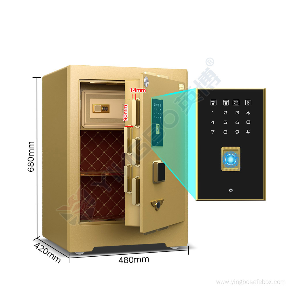 All-steel home/office/bank electronic lock safe box