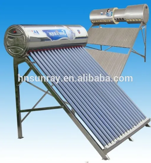 stainless steel solar water heating with reflector