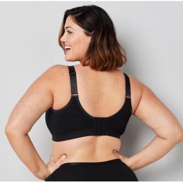 Op voorraad plus size beugelloze bh met volledige cup