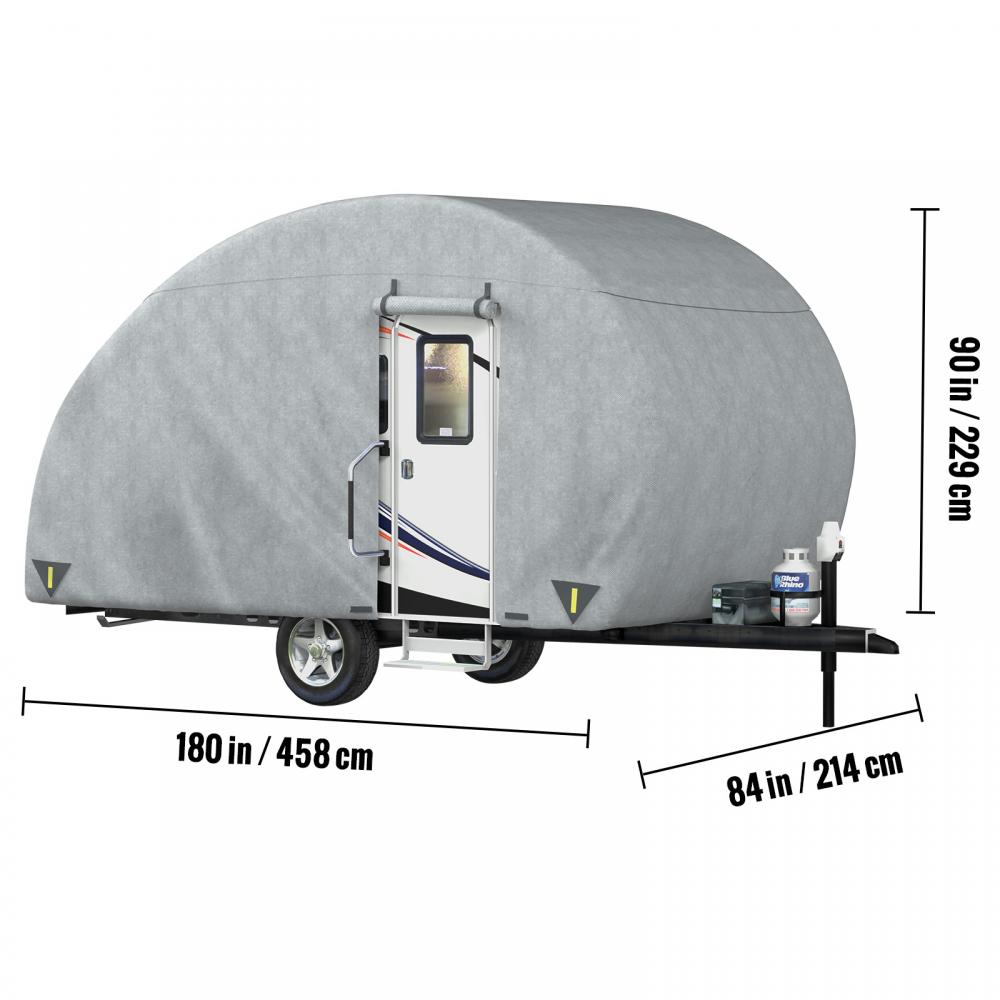 Klassiska tillbehör över Drive Teardrop Trailer Cover