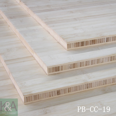 Natural Horizontal Solid Bamboo Panel (three- ply) (PB-CC-19)