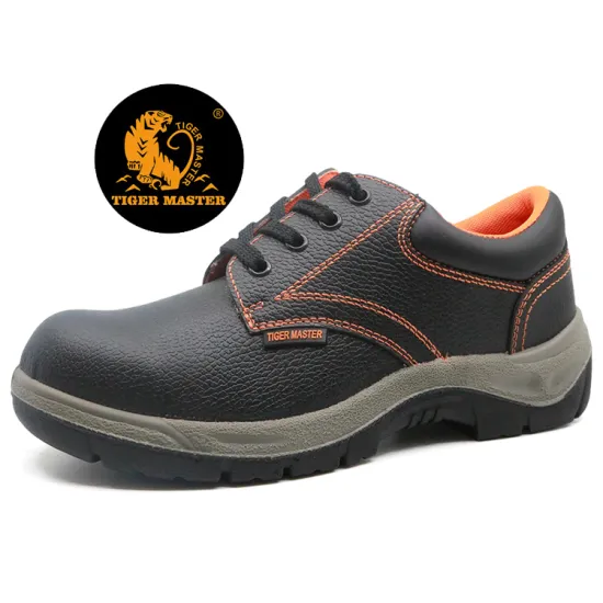 Low ankle leather men work shoes for industrial