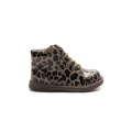 Vegan Leather Leopard Printing Kids Boots