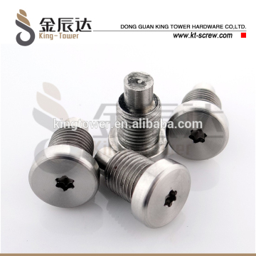 high quality & factory price lathe screw large head screw stainless steel screws