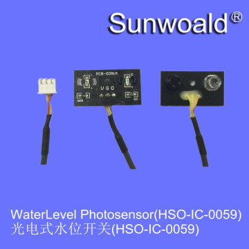 Liquid level measuring photosensor optical level sensor