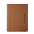 Zipper Pu Leather Business Loose Leaf Portfolio Organizer