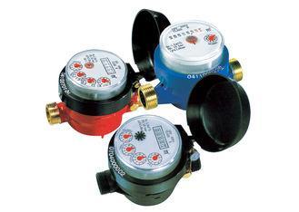 Plastic Dry Dial Single Jet  Domestic Water Meter For Resid