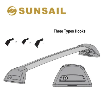 Universal Roof Rack For Sedan With Three Types Hooks