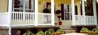 Attractive Vinyl Coated Residential Fence