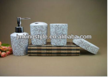 bathroom accessories 4pcs-soap dispenser/tooth brush holde/soap dish/cup