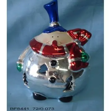 Ceramic Christmas Red  Santa Christmas Decoration