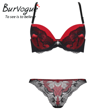 In stock items supply and bra and brief sets type hot women undergarment ladies sexy net bra sets wholesale cheap