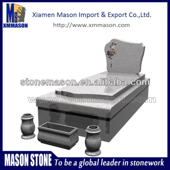 Manufacture natural granite cemetery bench monument
