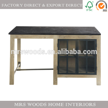 reclaimed french wooden kitchen island