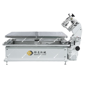 GENMAX Semi-Automatic Mattress Edge Taping Machine - 300U Sewing Head Mattress Manufacturing Equipment