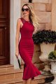 Elegante abito Midi BodyCon delle donne