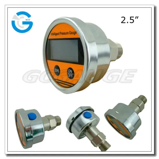 High quality stainless steel back mounting industrial digital pressure gauges