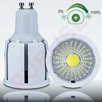cob led spotlight GU10 8W;  Cold forging technology 5000K 650lm