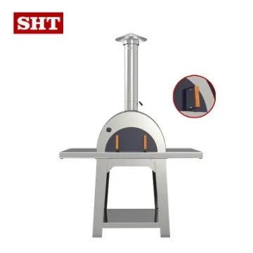 New Design Large Wood Fired Mobile Pizza Oven Catering Grill
