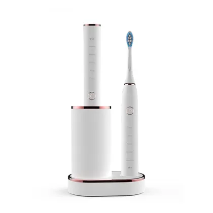 C&C Magnetic Levitation Toothbrush Stand: Dual-Mode Charging with DuPont Nylon Bristles