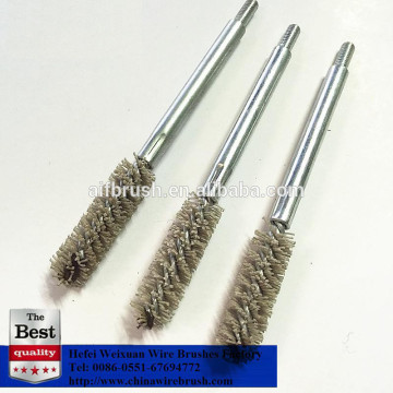 Industrial Nylox Power Tube Brush Single Spiral for cleaning hydraulic valve