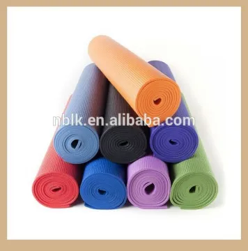 high quality eco friendly PVC yoga mat with leaf design