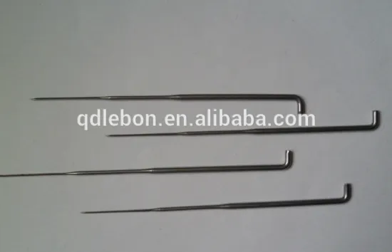 Nonwoven triangle needles for needle punch machine
