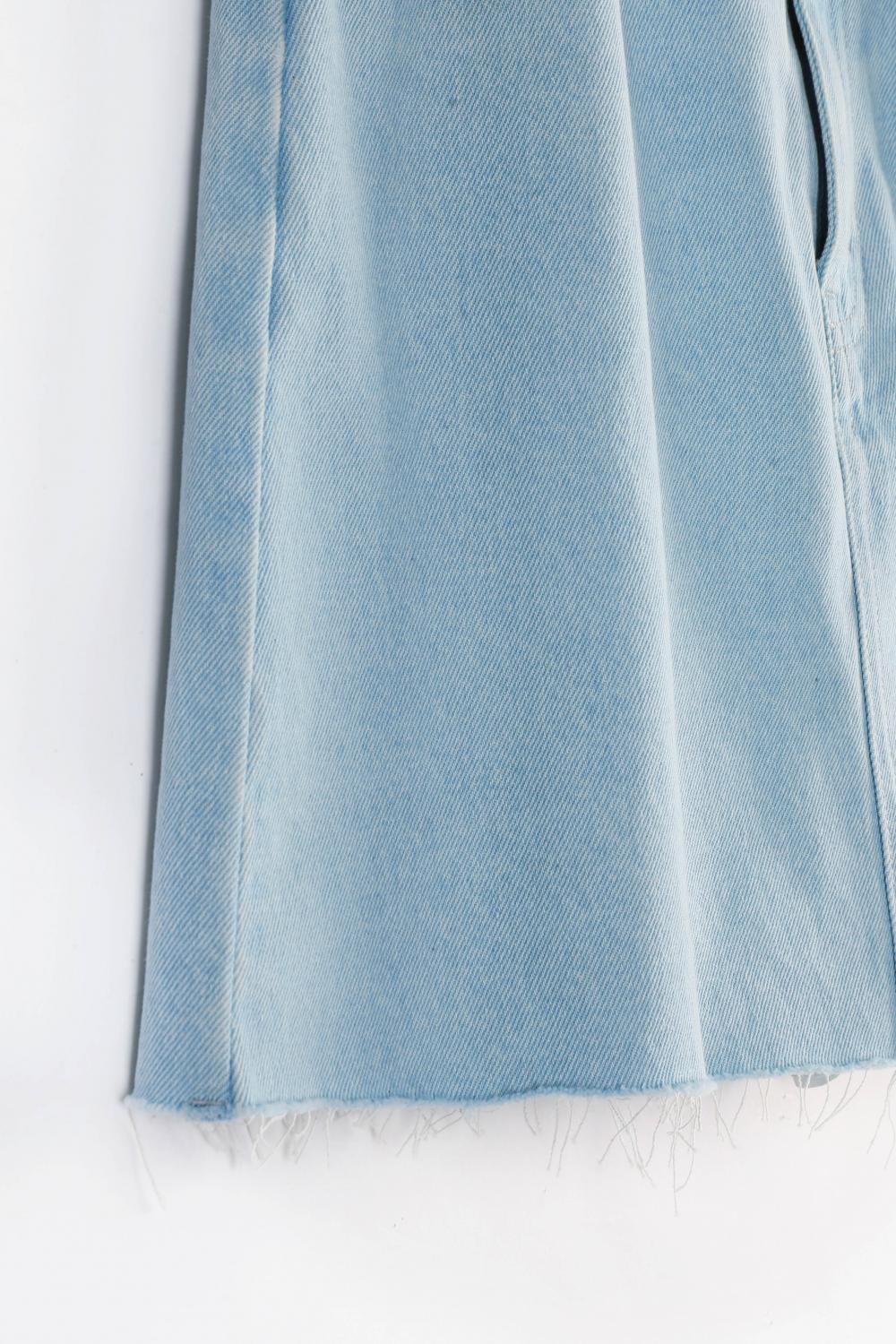 Vintage Denim Lace Short Skirt