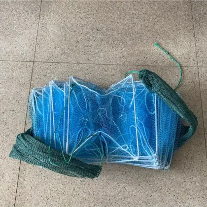 Wholesale Aquaculture Trap - Crab, Lobster, Shrimp Trap AC31 21*32CM 27 Sections 12 Ply Tail