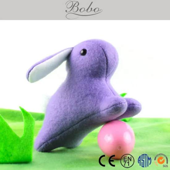 purple mini plush rabbit bunny toys for kid